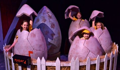 Honk Musical, Honk The Musical, Honk Jr, Hatching Eggs, Ugly Duckling, Scenic Design, Hans Christian, Art Center, Frogs