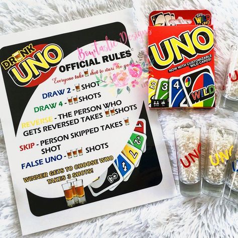 You Can Get a Drunk Version of the UNO Game, and the Rules Will Have You Taking Shotsbestproductscom Drunk Uno, Uno Party, Uno Game, Drunk Games, Alcohol Games, Drinking Card Games, Eve Game, Drinking Games For Parties, Fun Drinking Games