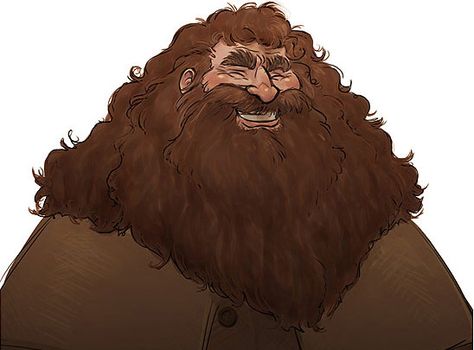 Rubeus Hagrid, Harry Potter Fan Art by Alex Roman Hagrid Fanart, Fanart Harry Potter, In Love Art, Garri Potter, Rubeus Hagrid, Harry Potter Illustrations, Guild Wars 2, Potter Art, Guild Wars