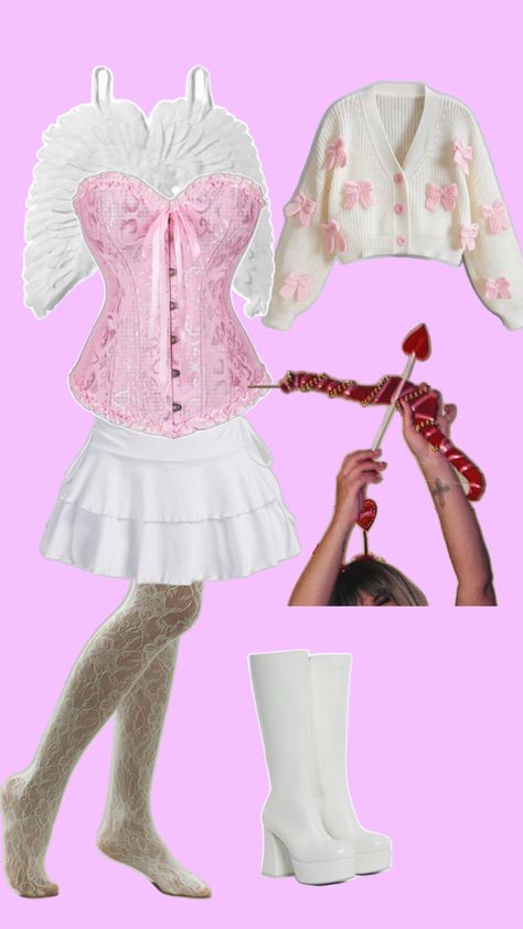 Ever after high inspired cupid costume Cedar Wood Ever After High, Cupid Costume, Ever After High, Cedar Wood, Ever After, Wood, How To Wear