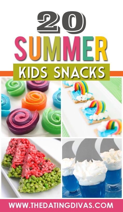 Summer Kids Snacks Summer Kids Snacks, Camping Snacks, Retro Camping, Kids Treat, The Dating Divas, Dating Divas, Festival Camping, Summer Lunch, Fun Snacks For Kids