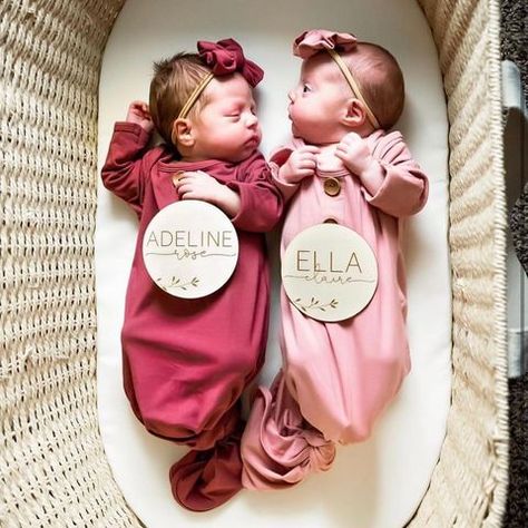 Twin Baby Photos, Newborn Hospital Outfits, Twin Pictures, Pregnant With Twins, Caden Lane, Twin Day, Multiples Baby, Twin Photography