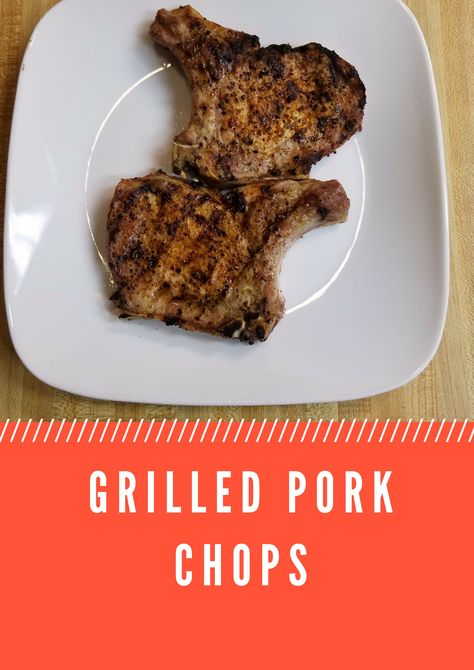 Something about Grilled Pork Chops, the flavors are so good. http://cookingwithbrad.com/recipe-grilled-pork-chops Best Grilled Pork Chops, Grilled Pork Chops Marinade, Bacon Wrapped Pork Chops, Brown Sugar Pork Chops, Pork Chop Marinade, Pork Chop Recipes Grilled, Pork Chop Seasoning, Smoked Pork Chops, Bacon Wrapped Pork