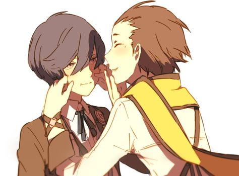 Minato & Ryoji Makoto Yuki X Ryoji, Makoto X Ryoji, Persona 3 Ryoji X Minato, Ryoji X Minato, Ryoji Mochizuki, Persona 3 Portable, Shin Megami Tensei Persona, Akira Kurusu, Shin Megami Tensei