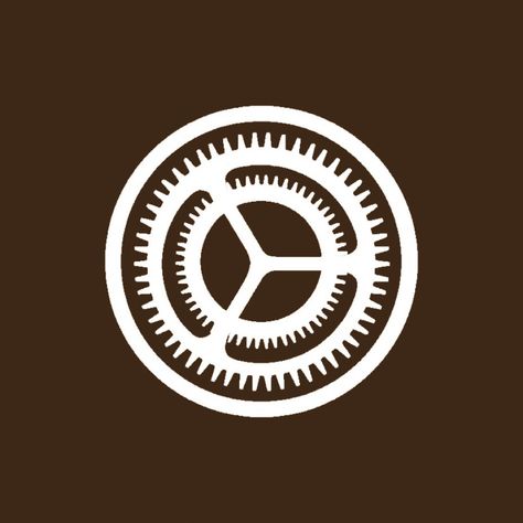 Setting Icon Aesthetic, Brown Settings Icon, Dark Brown Aesthetic Icon, App Icon Aesthetic Dark Brown, Settings App Icon Aesthetic, Dark Brown Icons, Settings Icon Aesthetic, Bohemian Iphone Wallpaper, Brown Icon App