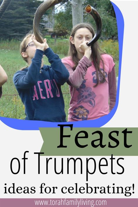 Day Of Trumpets, Yom Teruah Kids, Feast Of Trumpets Crafts For Kids, Feast Of Trumpets Food, Feast Of Trumpets For Kids, Feast Of Trumpets Decorations, Trumpet Craft, Feast Of Trumpets, Childrens Ministry Lessons