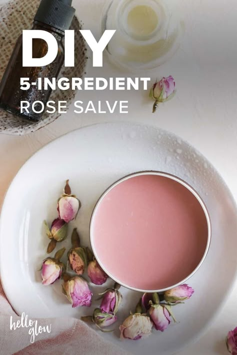 Making Balms And Salves, Natural Herbal Skincare, Rose Oil Recipes, Rose Salve Recipe, Diy Rose Essential Oil, Herbal Lotion Bars, Diy Health And Beauty, Home Made Cosmetics, Salve Recipes Diy