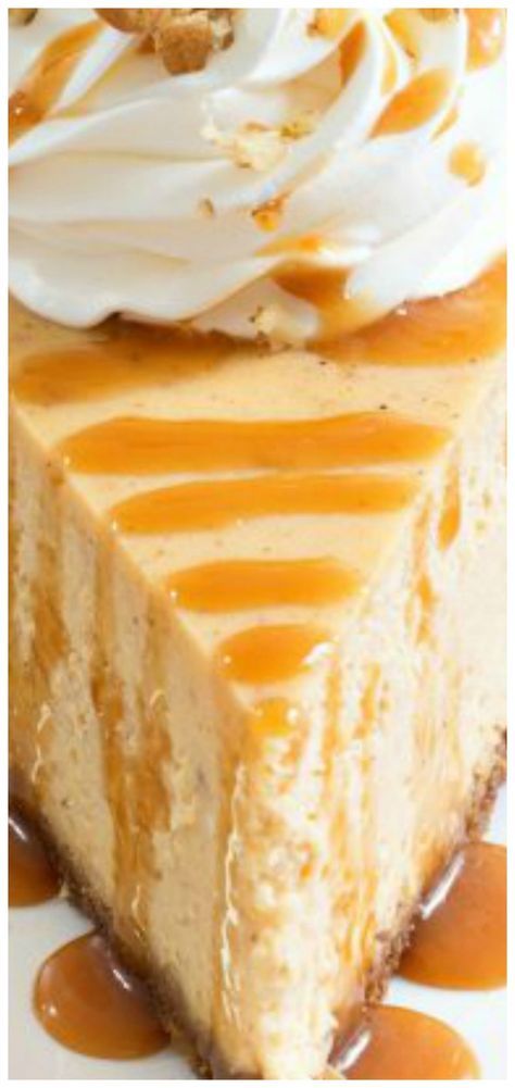 Cheesecake With Caramel Sauce, Caramel Pumpkin Cheesecake, Sweet Potato Cheesecake, Desserts Thanksgiving, Caramel Pumpkin, Fun Thanksgiving Desserts, Pie Thanksgiving, Coconut Dessert, Slab Pie