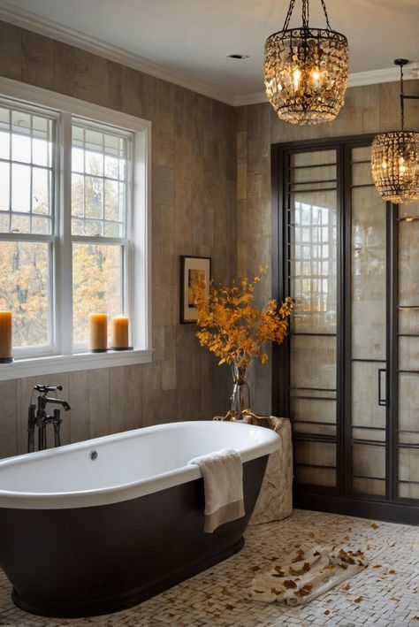 Fall Furniture , Autumn Cozy Fall ,Decor Easy Fall ,
Decor Neutral Fall ,Decor Fall ,Decor Inspiration ,Fall Decor Ideas Bathroom Decor Over Tub, Warm Master Bath, Fall Fireplace Decor Mantles, Autumn Bathroom, Upgrade Bathroom, Fall Bathroom Decor Ideas, Fall Apartment Decor, Fall Fireplace Decor, Fall Bathroom Decor