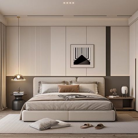 Modern bedroom Bedroom Design Master Luxury, Modern Luxury Bedroom Furniture, Luxury Bedroom Furniture, Bedroom Interior Design Luxury, Modern Luxury Bedroom, Modern Bedroom Interior, Bedroom Decor Design, Bedroom Bed Design, Interior Modern