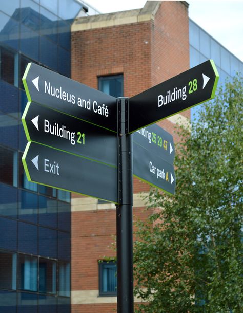 five core wayfinding principles - from MX Display - MX Display Directional Signs Design, City Signage, Street Signage, Hospital Signage, Wayfinding Signage Design, Dental Website, Wayfinding Signs, Signage Signs, Directional Signage