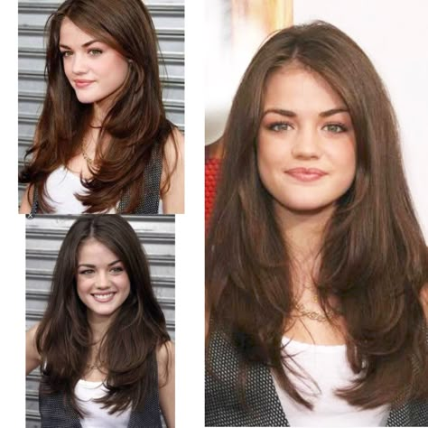 Lucy Hale Hair Tutorial, Aria Montgomery Haircut, Aria Montgomery Hair Season 1, Aria Pretty Little Liars Hair, Pll Hair, Aria Montgomery Hair, Aria Hair, Hair Layers, Aria Montgomery