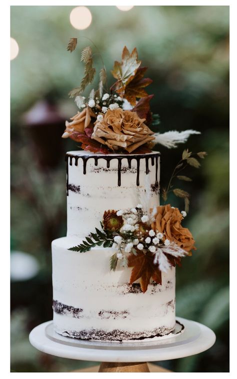 wedding cake inspiration - Dream Cakes, Portland Dark Rustic Wedding Cake, Simple Wedding Cakes 2 Tier, Fall Chocolate Wedding Cake, Rustic Boho Wedding Cake 3 Tier, Moody Boho Wedding Cake, Wedding Cakes 2 Tier, Chocolate Frosted Wedding Cake, Wedding Cake 2 Tier, Cakes 2 Tier