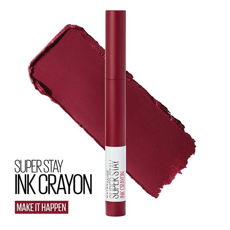 Maybelline Superstay Ink Crayon, Superstay Maybelline, Mat Lipstick, Longwear Lipstick, Crayon Lipstick, Maybelline Superstay, Lip Crayon, Long Wear Lipstick, Lip Contouring