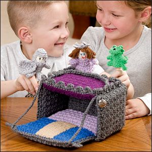 Castle Tote Crochet Castle Free Pattern, Crochet Montessori Toys Free Pattern, Crochet Castle, Knight And Dragon, Miniature Making, Crochet Kingdom, Princess Knight, Magical Castle, Tote Crochet