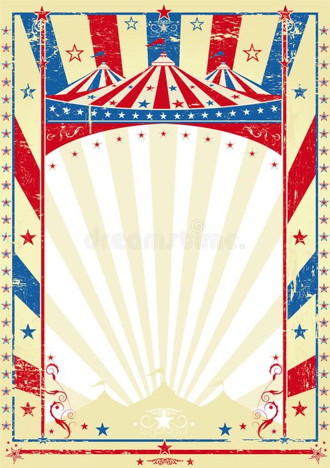 Photo about A circus vintage poster for your advertising. Illustration of carnival, leaflet, cabaret - 23353123 Carnival Invitation Template, Carnival Clipart, Carnival Flyer, Cirque Vintage, Circus Background, Circus Birthday Invitations, Carnival Birthday Invitations, Circus Invitations, Old Circus