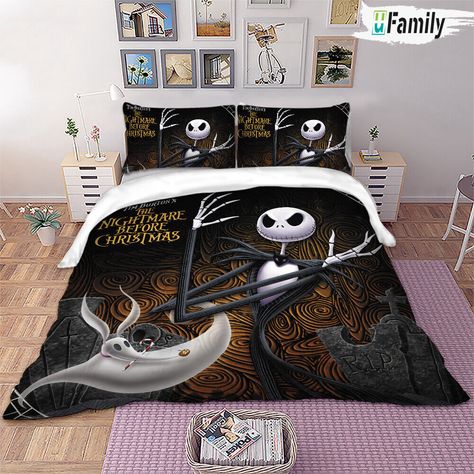 The Nightmare Before Christmas Bedding Set Check more at https://ufamily.net/product/the-nightmare-before-christmas-bedding-set/ Nightmare Before Christmas Bedding, Jack Skellington Hoodie, Nightmare Before Christmas Wallpaper, Christmas Bedding Set, Christmas Bedding, The Nightmare Before Christmas, The Nightmare, Jack Skellington, Christmas Wallpaper