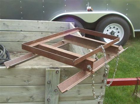 Homemade drag/harrow - MyTractorForum.com - The Friendliest Tractor Forum and Best Place for Tractor Information Simplicity Tractors, Tractor Drawbar, Garden Tractor Attachments, Atv Implements, Homemade Tractor, Tractor Idea, Deer Camp, Tractor Accessories, Tractor Implements