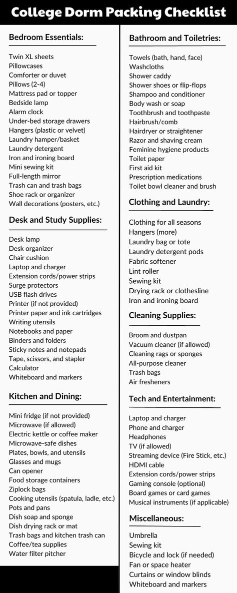 College Dorm Room Checklist Men College Dorm Ideas, Dorm Room Checklist Freshman Year Boys, Freshman College Dorm Checklist, College Dorm Room Essentials Freshman Year, College Dorm Checklist Freshman Year For Guys, How To Decorate Dorm Room, Dorm Room Essentials List For Guys, College Dorm Room Essentials List, Dorm Room Checklist Freshman Year