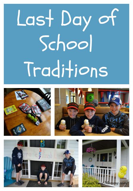 Fun last day of school traditions. I love the "last day of school finish line"! #LastDayOfSchool #School #FamilyTraditions #traditions Last Day Of School Traditions, Last Day Of School Fun, School Traditions, Memory Care Activities, Class Treats, Last Week Of School, The Last Day Of School, Memory Care, End Of School Year