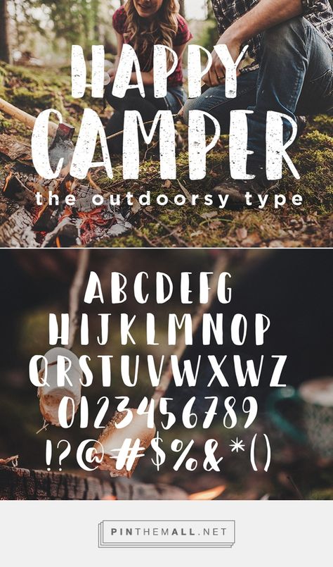 Camp Fonts Free, Camping Fonts Free, Outdoor Fonts, Camp Font, Calligraphy & Sign, Camping Font, Camp Brochure, Fonts Graphic Design, Adventure Fonts