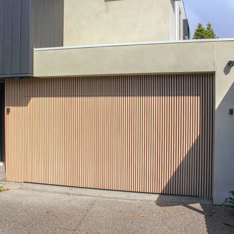 Aluminium Battens For Garage Doors | Omnia Cladding Grage Door, Aluminium Battens, Aluminium Garage Doors, Automatic Garage Door, Aluminum Garage, Custom Garage Doors, Sectional Garage Doors, Best Garage Doors, Garage Door Installation