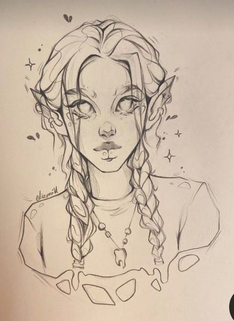 Dnd Elf, Lil Drawings, People Sketches, Wrist Tattoo Ideas, Wrist Tattoo Designs, Armband Tattoos, Indie Drawings, Girl Drawing Sketches, Wrist Tattoo