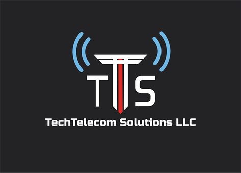 Tech Telecom Solution LLC | TTS Tower Logo design | DesignoFly by Designofly on Dribbble It Technology Logo, It Logo Technology, Tech Startup Logo, Tech Typography Logo, Technology Logo Design Tech, Tech Logos, Behance Portfolio, Creative Professional, Tower