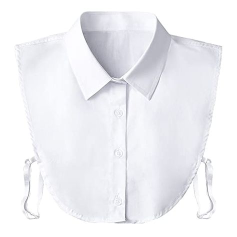 Vogue Savvy's Amazon Page Dickey Collar, Medium Sized Women, Collar For Women, False Collar, Fake Collar, Look Formal, Half Shirts, Detachable Collar, Womens Tops Summer