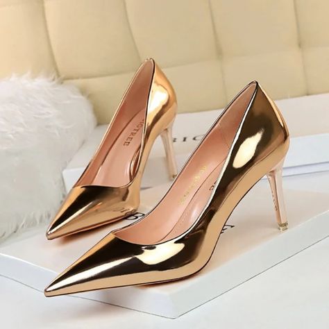 High Heels Pointed Toe Sexy Shoes – Kakas-collection Club Heels, Prom Pumps, Wedding Shoes High Heels, Comfortable High Heels, Elegant Minimalism, Basic Heels, Wedding Shoes Heels, Pointed Heels, Womens Wedding Shoes