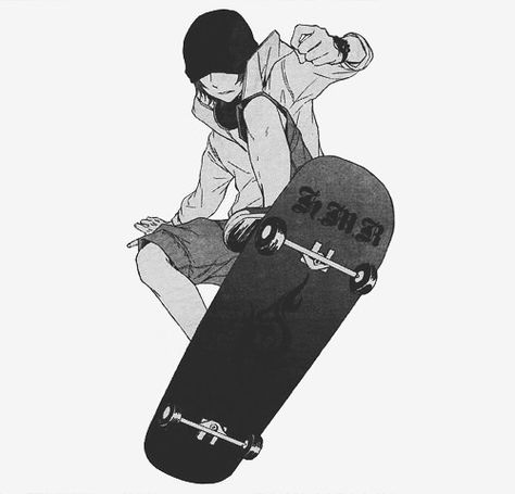 Skateboarding Guy On Skateboard, Skateboard Anime, Yata Misaki, K Project Anime, Skateboard Boy, Skateboard Aesthetic, Arte Doodle, Desenhos Gravity Falls, K Project