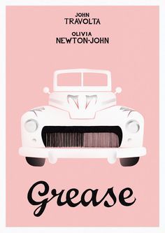 Estefany Tencle // EstefanyTM25 Grease Poster Movie, Grease Poster Aesthetic, Musical Theatre Posters Vintage, Grease Movie Aesthetic, Classic Movies Posters, Pink Movie Poster, Grease Movie Poster, Grease Poster, Grease Car