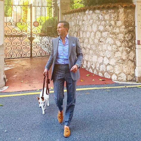 Alexander Kraft on Instagram: “On the run in my home town of Monte Carlo, enjoying the perfect fall weather that is just cold enough for a lovely flannel suit, but warm…” Alexander Kraft, Flannel Suit, Home Town, On The Run, Fall Weather, The Run, Monte Carlo, My Home, Style Icons