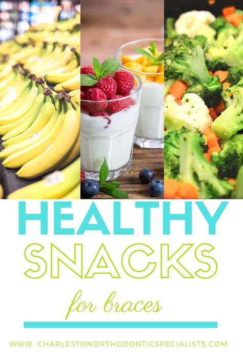 Healthy Braces Friendly Snacks, Braces Safe Snacks, Meals For People With Braces, Recipes For Braces Wearers, Soft Snacks For Braces, Braces Friendly Snacks, Snacks For Braces, Braces Diet, Foods To Eat With Braces