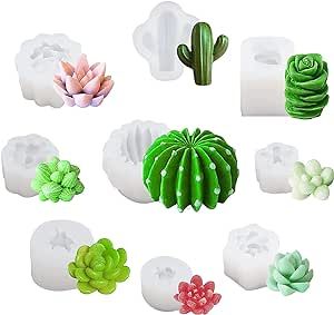 Cactus Candles, Succulents Candles, Diy Aromatherapy Candles, Diy Scent, Diy Candles Scented, Candle Molds Diy, Formy Silikonowe, Soap Making Molds, Diy Aromatherapy