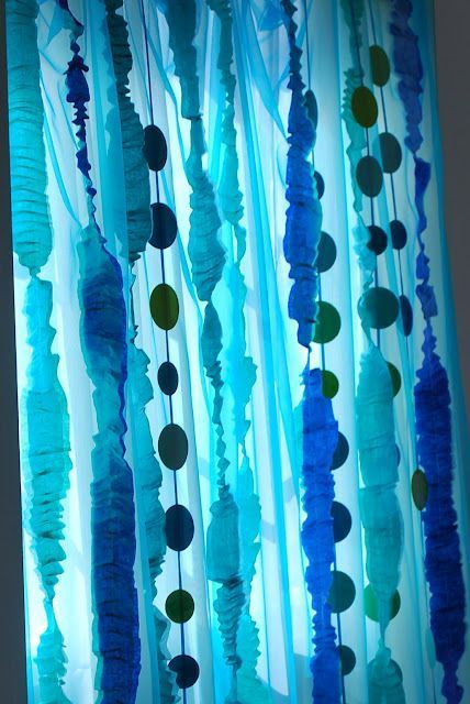 30+ Best Under The Sea Decor Ideas & Designs That Your Kids Will Love Ocean Party Decorations, Underwater Birthday, Party Streamer, Underwater Party, Ocean Birthday Party, Ocean Birthday, Sea Baby Shower, Ocean Party, Mermaid Under The Sea