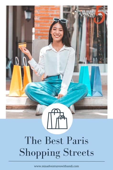 Love to shop? Paris has your name written all over it! While you can find fabulous shops all over the city, sprinkled throughout all the arrondissements, there are certain Paris shopping streets that are considered to be a goldmine of treasures, up and down the "rue." In this Paris shopping guide to the most famous shopping streets in Paris, I am sharing the best ones! Paris Markets Shopping, Paris Shopping Street, Streets In Paris, Paris Markets, Europe 2024, France Itinerary, Paris Shopping, Air France, Market Shopping