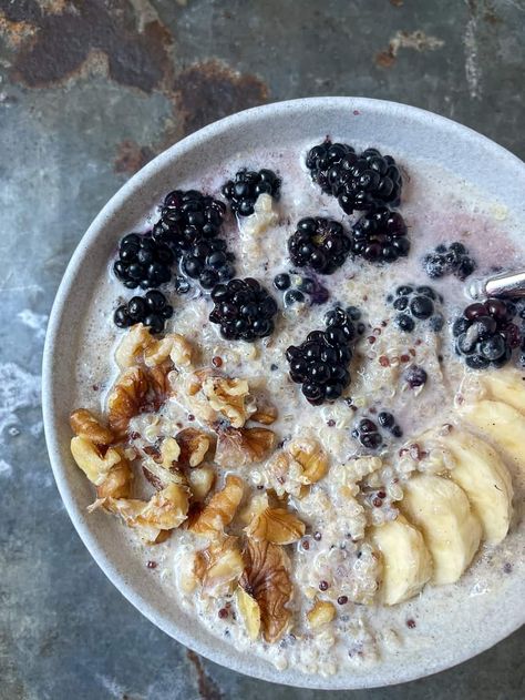 Overnight Steel Cut Oats, Quinoa Cereal, Pantry List, Overnight Breakfast, Quinoa Breakfast, Steel Cut Oats, Winter Mornings, Cereal Recipes, Quinoa Recipes