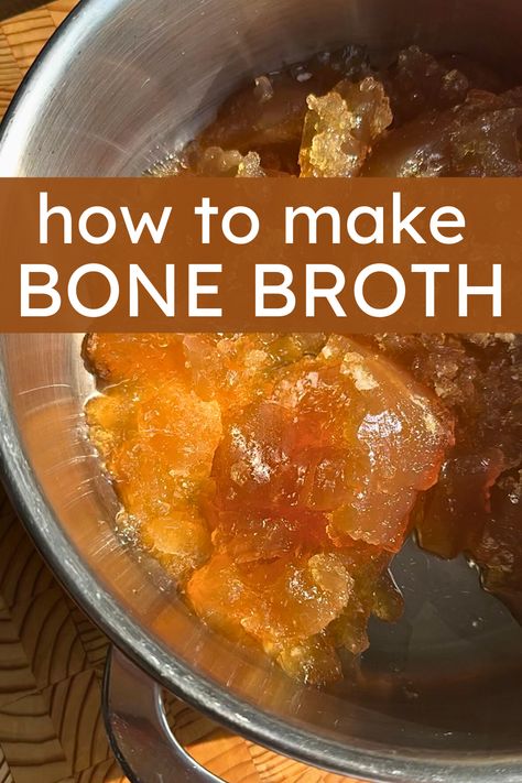 Learn how to make the most gelatinous bone broth in the instant pot AND on the stove with this easy tutorial! The most important part of making bone broth is for it to GEL, (the more it gels, the more collagen and nutrients it has)

Bone broth is liquid GOLD for gut health, lowering cortisol, lowering inflammation, and is one of the most healing + nutrient dense foods. Cortisol Lowering, Lowering Inflammation, How To Make Gelatin, Make Bone Broth, Bone Broth Benefits, Nutrient Dense Foods, Making Bone Broth, Bone Broth Soup, Homemade Bone Broth