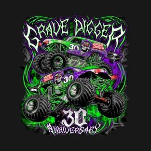 T-Shirts by GraveDigger | TeePublic Monster Truck Drawing, Grave Digger Monster Truck, Monster Truck Jam, Monster Truck Kids, Monster Truck Racing, Monster Truck Theme, Monster Truck Party, Truck Theme, Grave Digger