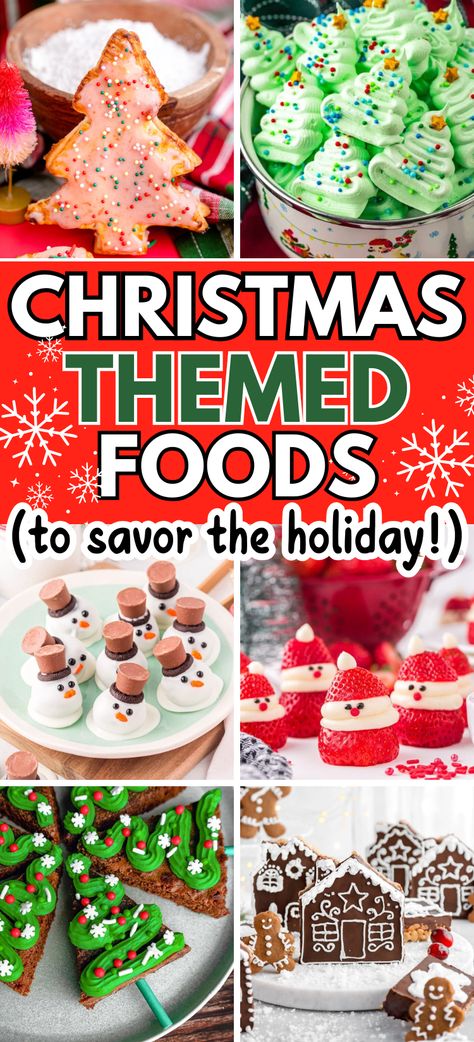 These are the best easy cheap Christmas party recipes, Christmas themed food for holiday parties, Christmas themed potluck ideas sure to impress the crowd! Christmas movie themed food ideas, Christmas tree food ideas, Christmas tree themed foods, snowman food ideas, Christmas themed snacks and more easy holiday potluck treats! Christmas Snacks And Treats, Diy Christmas Food Ideas, Winter Wonderland Party Snacks, Cute Christmas Snack Ideas, Cheap Christmas Snacks, Fun Christmas Foods, Fun Christmas Snacks For Kids, Christmas Theme Treats, Cute Christmas Treat Ideas