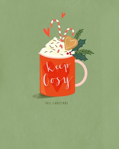 Cocoa Illustration, Winter Illustration, Christmas Rock, Cafe Art, Christmas Sweets, Advocate Art, Animated Christmas, Childrens Christmas, Christmas Lettering