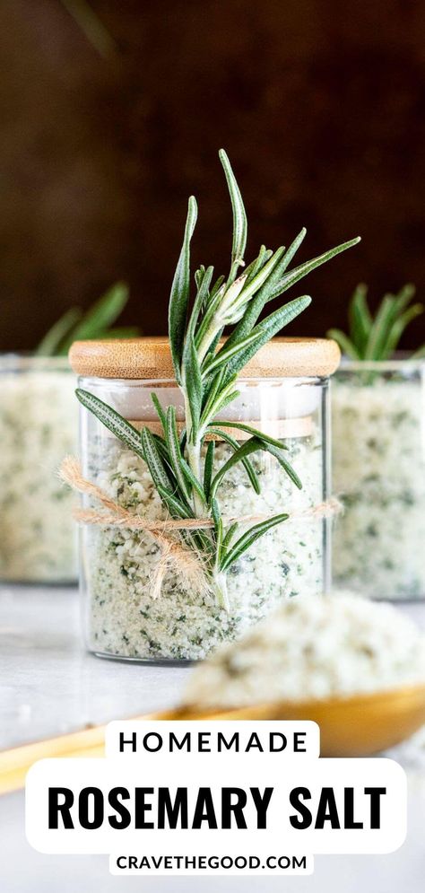 Try this easy and quick recipe for homemade rosemary salt. Infused with fresh herbs and an optional hint of lemon zest, this flavored salt is the perfect finishing touch to any dish. Plus, it makes a thoughtful and gourmet gift for food lovers. Learn how to transform simple ingredients into a culinary masterpiece that will elevate your cooking game. Pin this now and start creating your flavorful, homemade seasoning today! Fermented Mango, Rosemary Salt Recipe, Mango Habanero Hot Sauce, Flavored Salt, Rosemary Salt, Homemade Seasoning, Habanero Hot Sauce, Flavored Salts, Herb Recipes