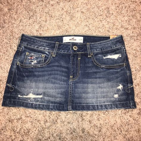 Brand New,Tags Attached 2000s Hollister, 2000 Style, Hollister Skirt, Vintage Brands, Y2k Skirt, 2000 Fashion, Skirt Y2k, Fits Clothes, 2000s Fashion Outfits