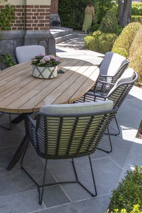 Outdoor Patio Tables And Chairs, Oval Outdoor Dining Table, Round Garden Table, Weathered Furniture, Outdoor Patio Table, Outdoor Set, Outdoor Tables And Chairs, Garden Table And Chairs, Circular Table