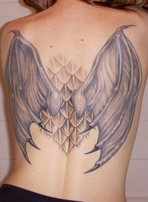 Dragon Wings Back Tattoo Women, Womens Wing Tattoos, Dragon Wings Tattoo For Women, Wing Tattoos On Back Women, Dragon Wing Tattoo On Back, Dragon Wing Back Tattoo, Back Tattoo Wings Women, Dragon Wings Back Tattoo, Illyrian Wings Tattoo