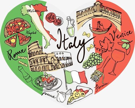 Italy Logo, Solo Travel Destinations, Italy Map, Regions Of Italy, Heart Stickers, International Travel, Solo Travel, Italy Travel, Travel Journal