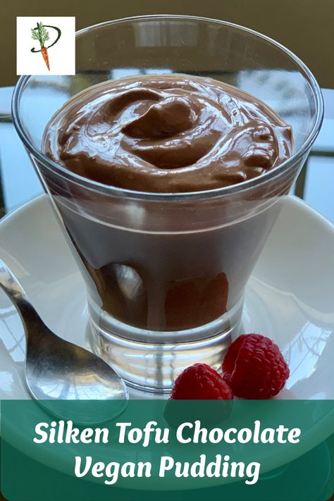 Silken Tofu Mousse Recipes, Silken Tofu Pudding Vegan, Silken Tofu Chocolate Pudding, Chocolate Tofu Pudding, Tofu Pudding Vegan, Tofu Chocolate Pudding, Tofu Pudding Recipe, Silken Tofu Dessert Recipes, Vegan Silken Tofu Recipes