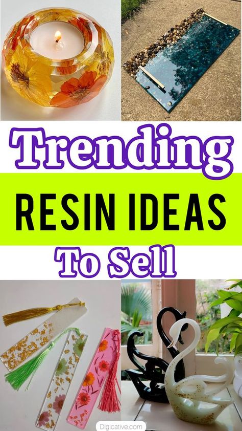 Get trending and unique resin ideas to sell for beginners. Resin Art Unique Ideas, Resin Crafts To Sell Ideas, Resin Ideas To Sell For Beginners, Uv Resin Craft Ideas, Epoxy Crafts To Sell, Unique Resin Ideas To Sell, Resin Projects To Sell, Easy Resin Crafts For Beginners, Unique Things To Make And Sell