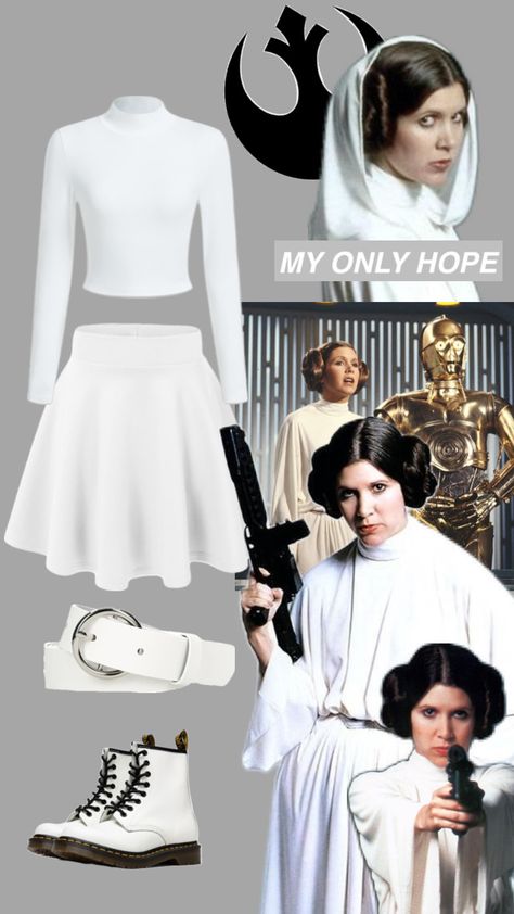 Star Wars Inspired Outfits, Princess Leia Cosplay, Star Wars Disneybound, Disney Bound Outfits Casual, Friend Costumes, Star Wars Fashion, Disneyland Outfits, Halloween Party Outfits, Disney Bound Outfits